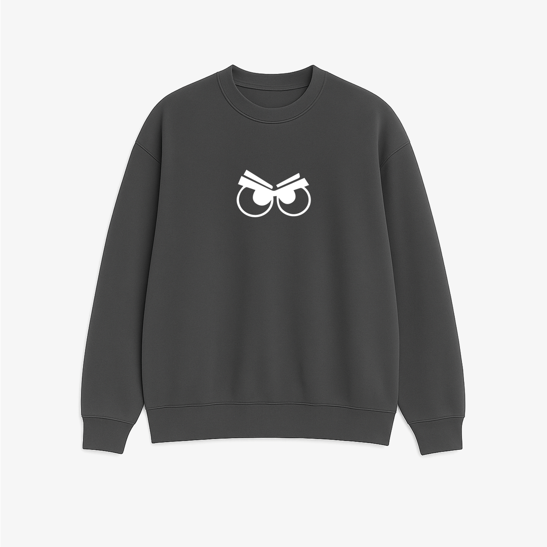 Don't Look Back - Printed Oversized Sweatshirt